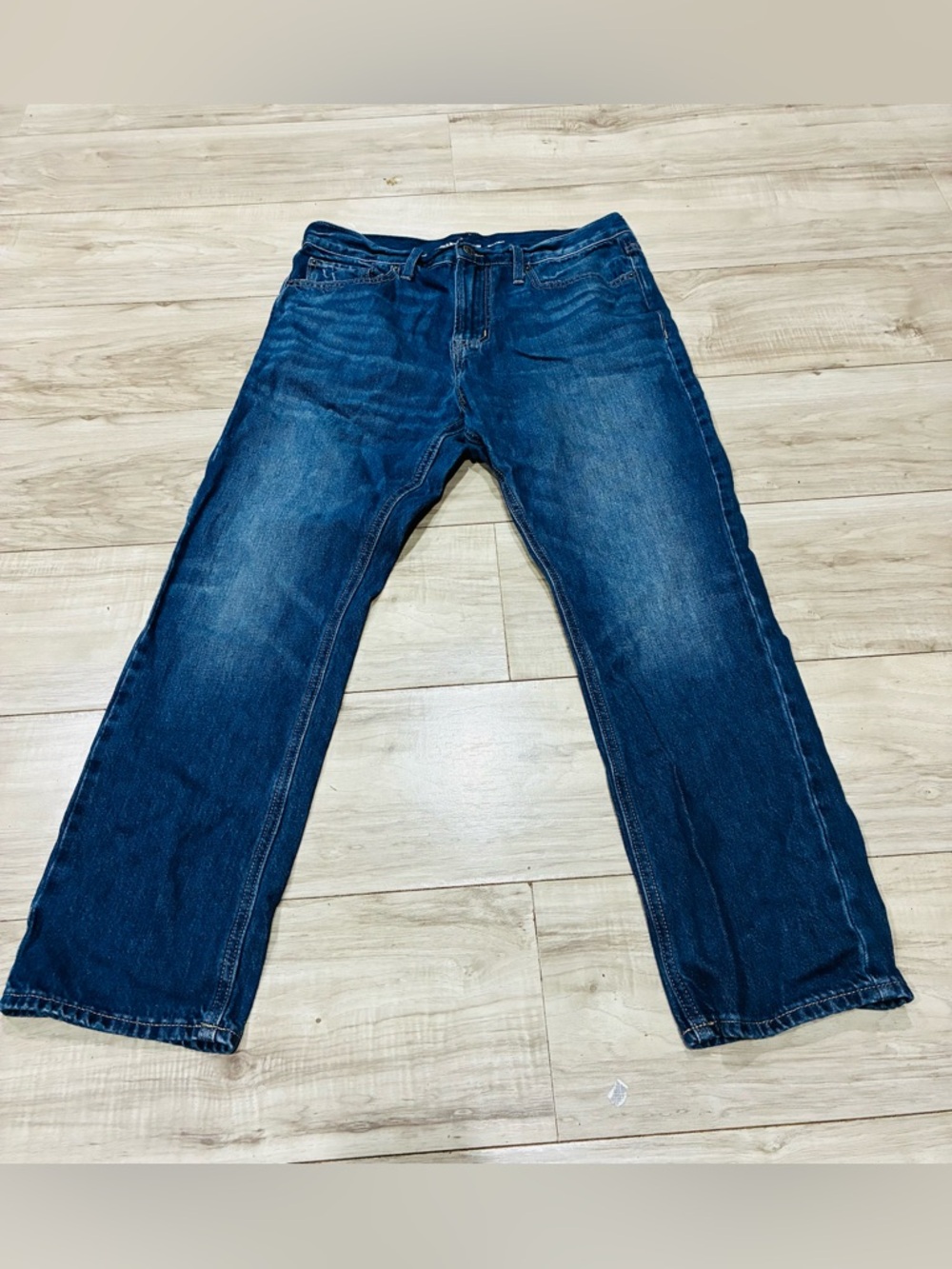 Old Navy Men's Indigo Relaxed Straight Jeans